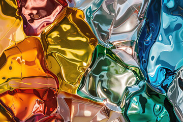 Generative ai on theme of beautiful texture broken glass for design natural abstract background