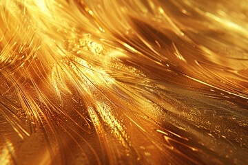 Generative ai on theme of beautiful texture metal creasy foil, design natural abstract background