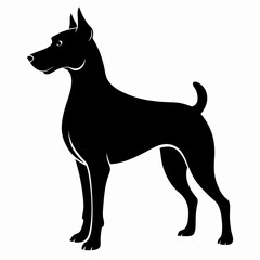 Dog Black silhouette