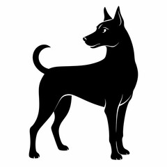 Dog Black silhouette