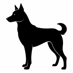Dog Black silhouette