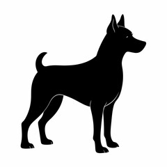Dog Black silhouette