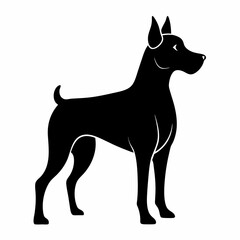 Dog Black silhouette