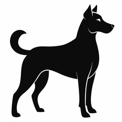 Dog Black silhouette