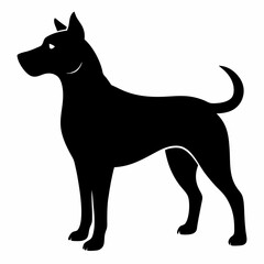 Dog Black silhouette