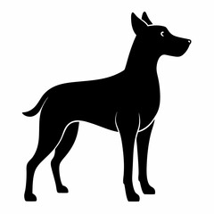 Dog Black silhouette