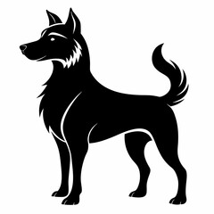 Dog Black silhouette