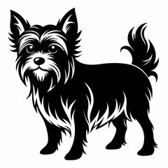 Yorkshire Terrier Black silhouette