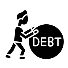 Debt Snowball Icon