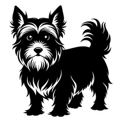 Yorkshire Terrier Black silhouette