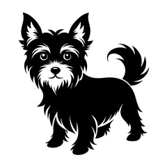 Yorkshire Terrier Black silhouette