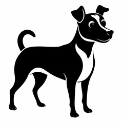 Jack Russell Terrier Black silhouette