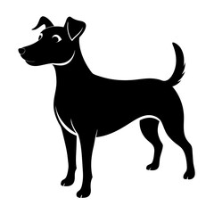 Jack Russell Terrier Black silhouette