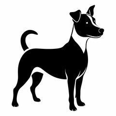 Jack Russell Terrier Black silhouette