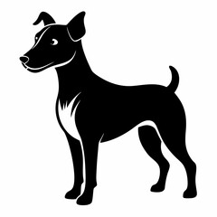 Jack Russell Terrier Black silhouette