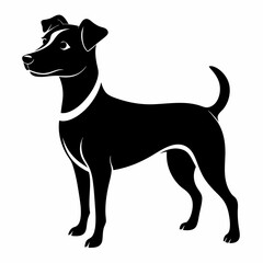 Jack Russell Terrier Black silhouette
