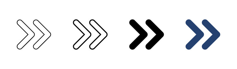 Obraz premium Arrow icon set. Arrow symbol. Arrow sign for your web design.