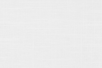 White linen fabric cloth texture for background, natural textile pattern.