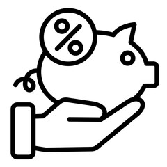 Savings Percentage Icon
