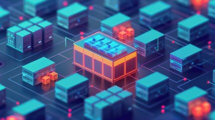 Smart logistics hub with augmented reality interfaces and robotic assistants