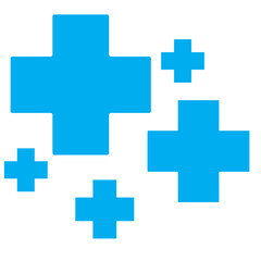 Obraz premium health icon, medical plus icon