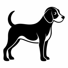 Beagle Black silhouette