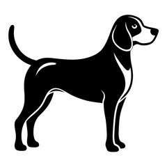 Beagle Black silhouette