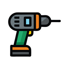 drill machine icon vector illustration