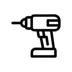 drill machine icon vector illustration