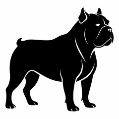 Bulldog Black silhouette