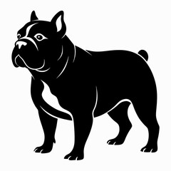 Bulldog Black silhouette
