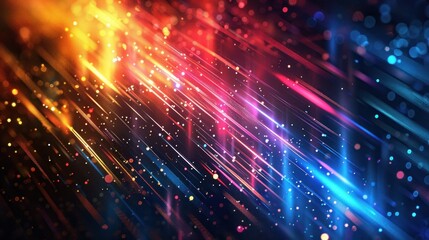 Obraz premium Abstract Light Streaks Background
