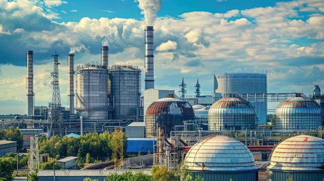 Large chemical reactors and storage tanks