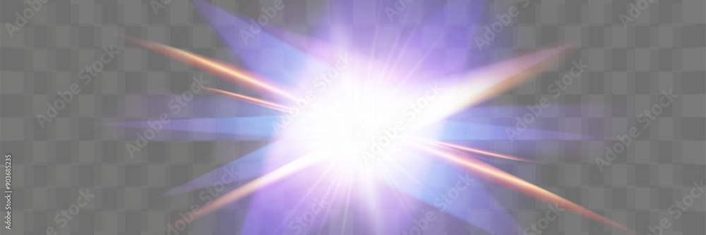 Aufkleber crystal shape light effect.animated glowing vector.