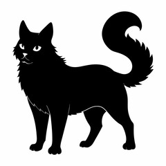 Bulldog Black silhouette