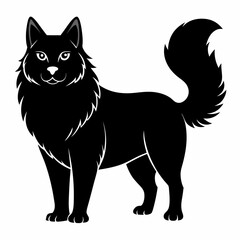 Bulldog Black silhouette