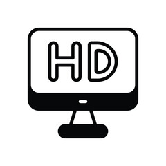 Hd vector icon