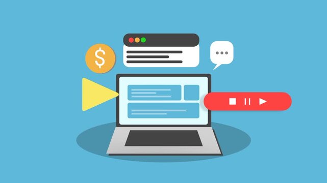 Web design, app design, 2d computer animation. 60fps