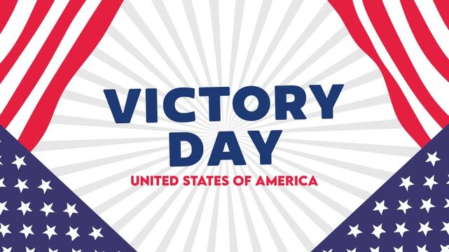 animated video happy victory day rhode island united states of america 