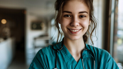 Fototapeta premium Portrait of a female doctor