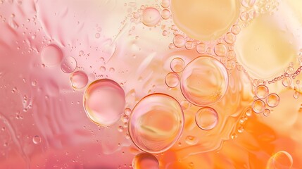 Abstract oil color drops in water, colourful background