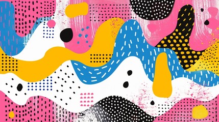 Abstract Colorful Shapes and Patterns