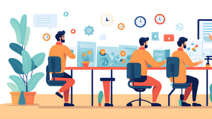 business meeting with people