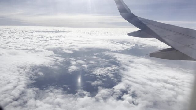 vista a&eacute;rea de las nubes 