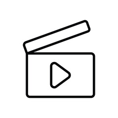 Film Slate vector icon