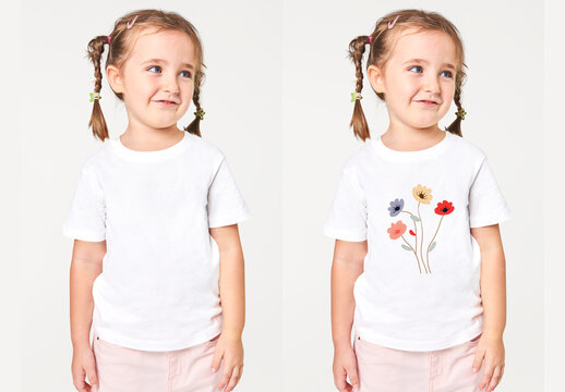 Apparel Toddler Tshirt Mockup