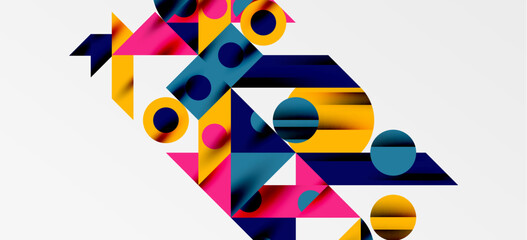 Geometric neo patterns. Abstract background for covers, banners, flyers and posters and other templates