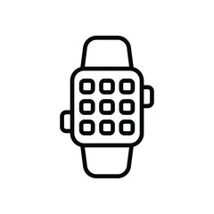 Smartwatch vector icon
