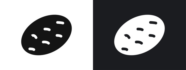 shaobing icon linear graphics set vector in black