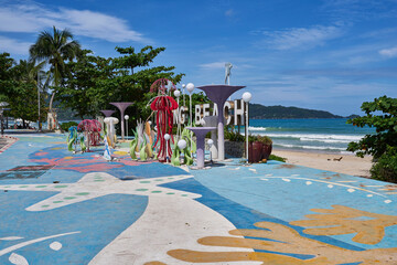 Patong beach in the island of Phuket, Thailand